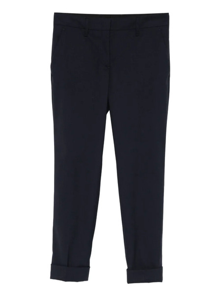  Prada Concealed-fastening Trousers - Blue 