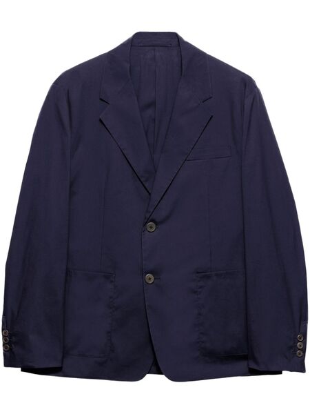  Prada Cotton Blazer - Blue 