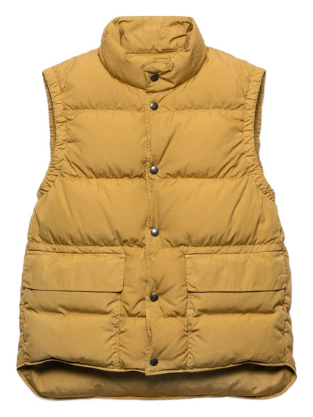  Prada Cotton Patch-pockets Gilet - Yellow 