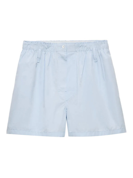  Prada Cotton-poplin Shorts - Blue 