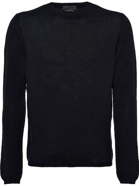  Prada Crew-neck Cashmere Jumper - Black 