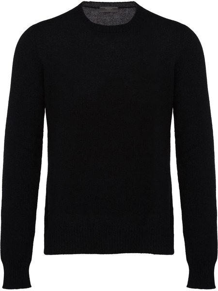  Prada Crew Neck Jumper - Black 