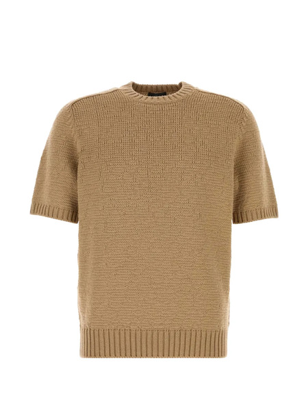  Prada Crew-neck T-shirt - Neutrals 
