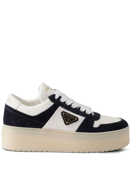  Prada Downtown Platform Sneakers - White 
