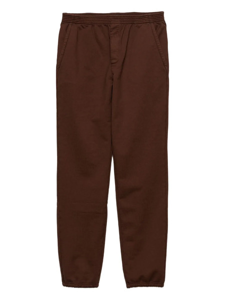  Prada Drawstring-hem Cotton Trousers - Brown 