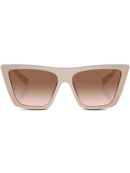  Prada Eyewear Butterfly-frame Sunglasses - Brown 