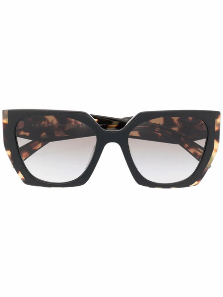  Prada Eyewear Cat-eye Frame Sunglasses - Brown 