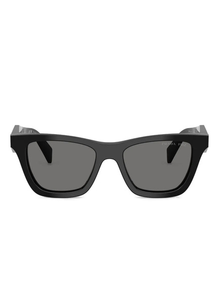  Prada Eyewear Geometric Sunglasses - Black 