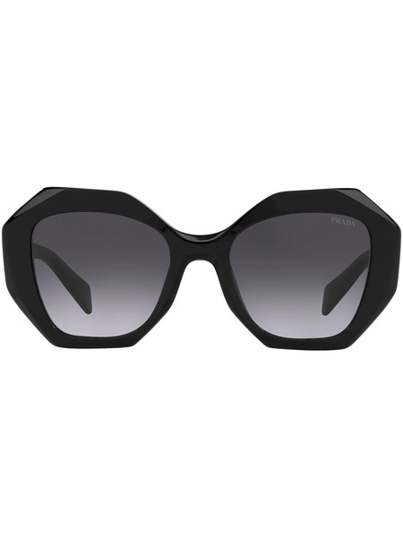  Prada Eyewear Oversize-frame Gradient Sunglasses - Black 