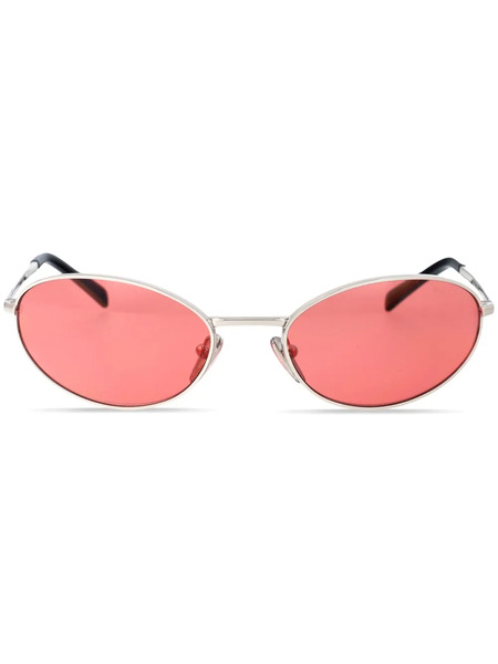  Prada Eyewear 0pra59s Round-frame Sunglasses - Silver 