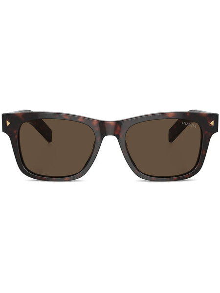  Prada Eyewear Rectangle-frame Sunglasses - Brown 
