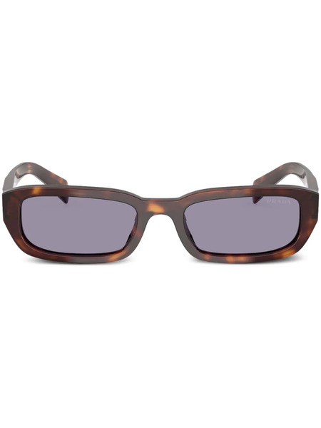  Prada Eyewear Rectangle-frame Sunglasses - Brown 