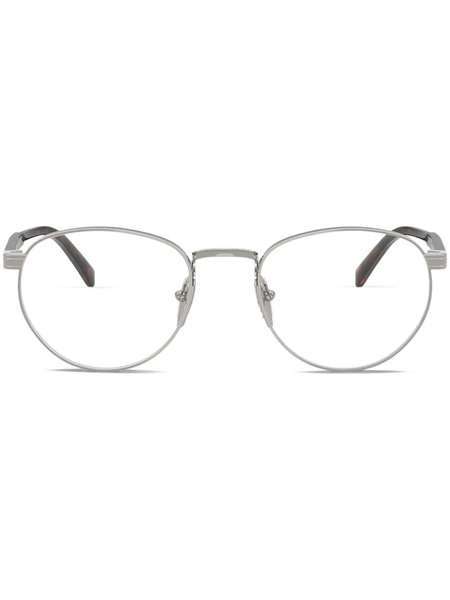  Prada Eyewear Round Frame Glasses - Grey 