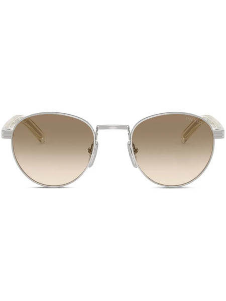  Prada Eyewear Round-frame Sunglasses - Silver 