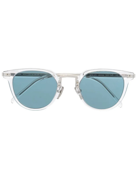  Prada Eyewear Round-frame Tinted Sunglasses - Neutrals 