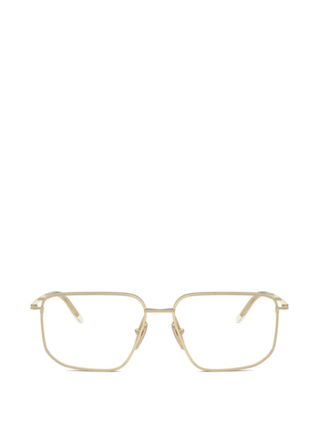  Prada Eyewear Square-frame Glasses - Gold 
