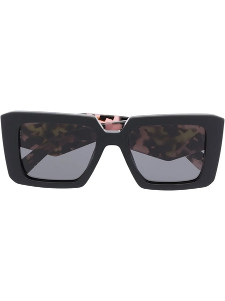  Prada Eyewear Symbole Oversized Square-frame Sunglasses - Black 