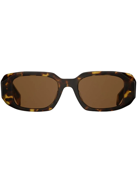  Prada Eyewear Symbole Rectangular-frame Sunglasses - Brown 