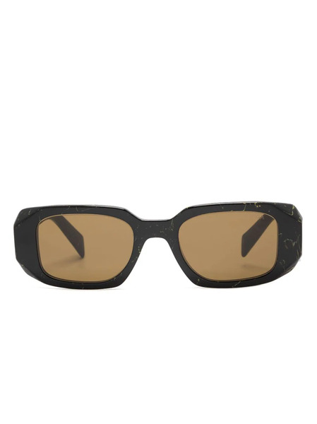  Prada Eyewear Symbole Square-frame Sunglasses - Black 
