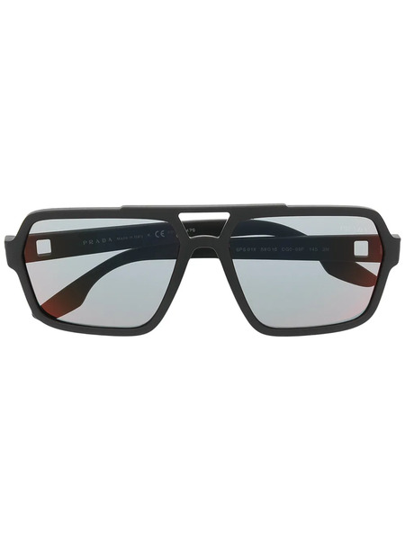  Prada Eyewear Tinted Navigator Sunglasses - Black 