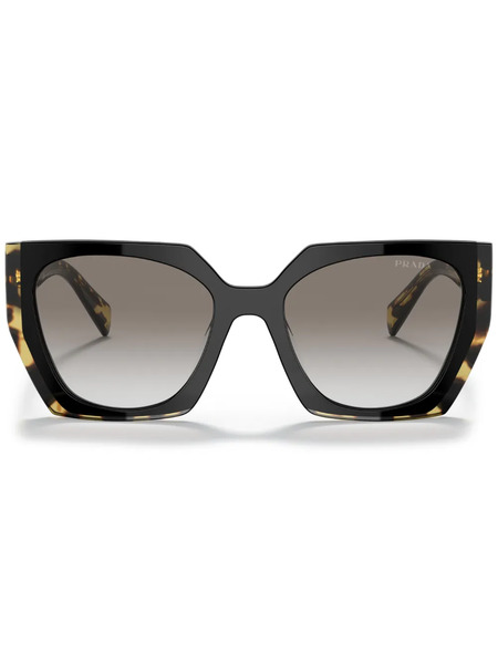  Prada Eyewear Tortoiseshell-effect Square Sunglasses - Black 