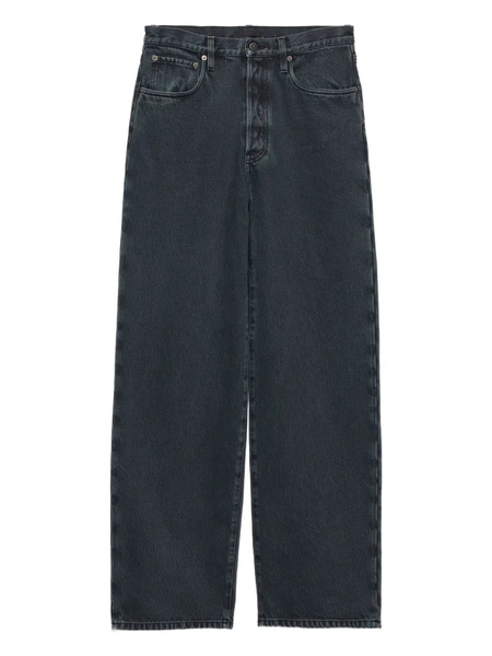  Prada Five-pocket Over-dyed Jeans - Black 