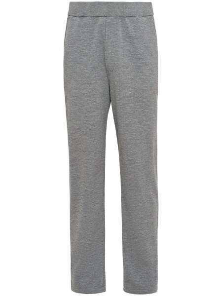  Prada Fleece Track Pants - Grey 