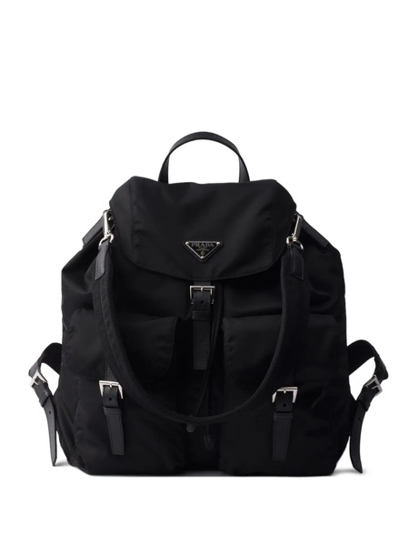  Prada Front-pockets Backpack - Black 