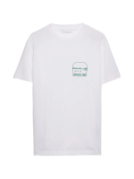  Prada Graphic-print T-shirt - White 