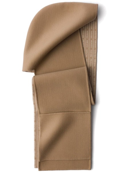  Prada Hooded Wool Scarf - Brown 