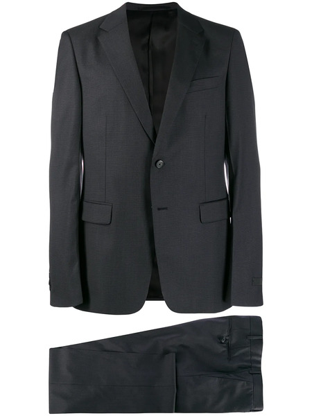  Prada Houndstooth Check Two-piece Suit - Grey 