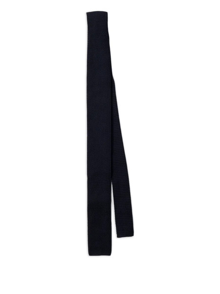  Prada Knitted Silk Tie - Blue 