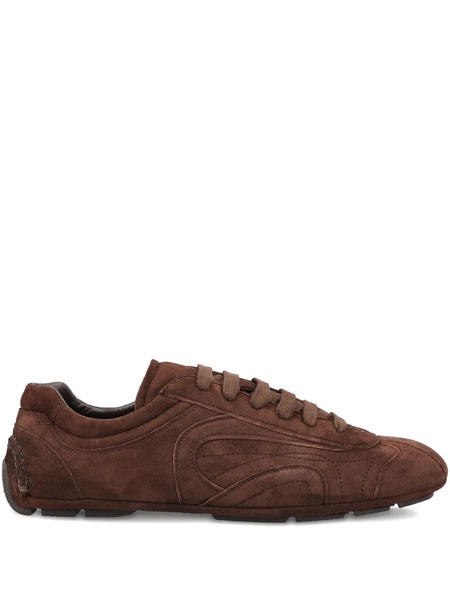  Prada Lace-up Sneakers - Brown 