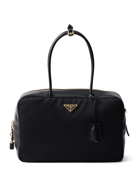  Prada Large Re-nylon Tote Bag - Black 