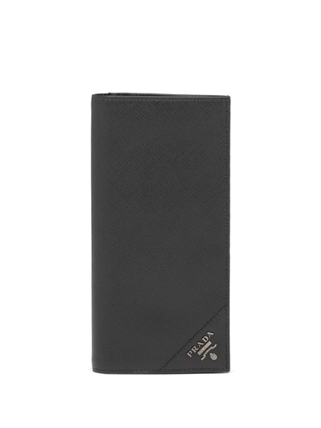  Prada Large Saffiano Leather Wallet - Black 