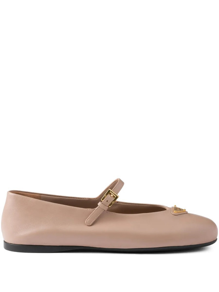  Prada Leather Ballet Flats - Pink 