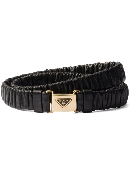  Prada Leather Belt - Black 