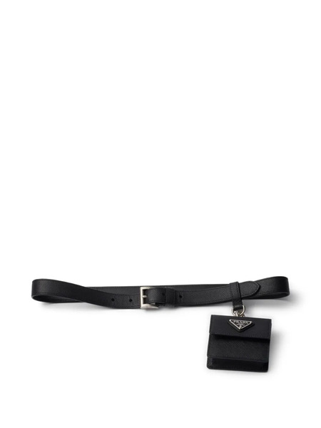  Prada Leather Belt - Black 