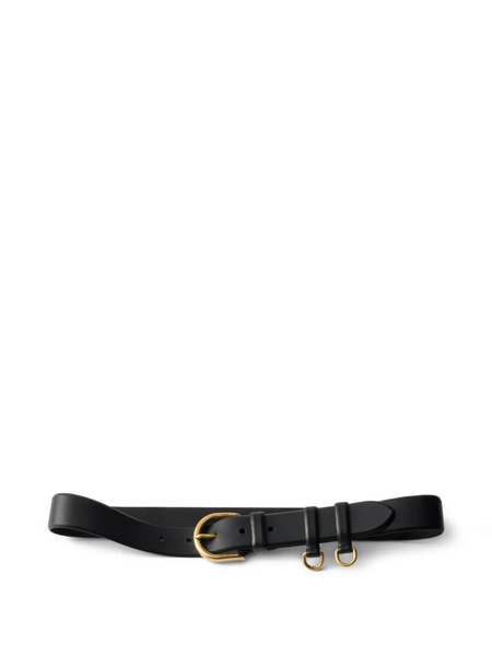  Prada Leather Belt - Black 