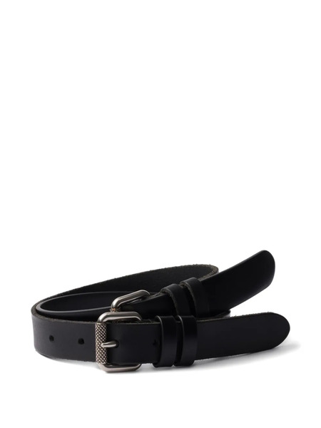  Prada Leather Belt - Black 
