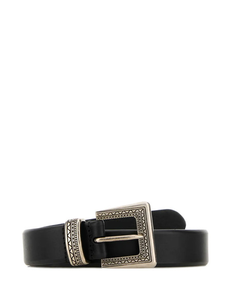  Prada Leather Belt - Black 