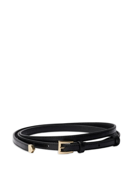  Prada Leather Belt - Black 