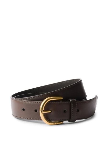  Prada Leather Belt - Brown 
