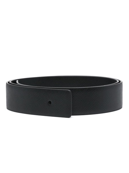  Prada Leather Belt Strap - Black 