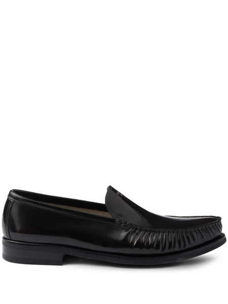  Prada Leather Loafers - Brown 