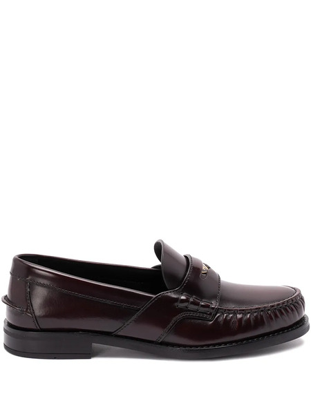  Prada Leather Loafers - Brown 