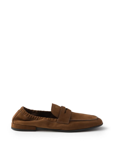  Prada Leather Loafers - Brown 