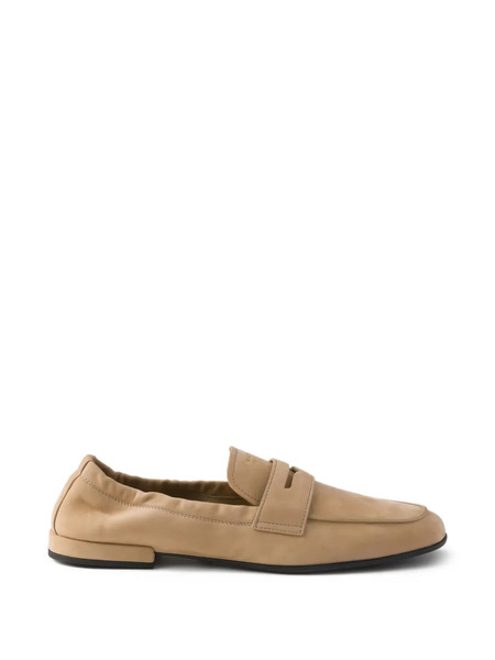 Prada Leather Loafers - Neutrals 