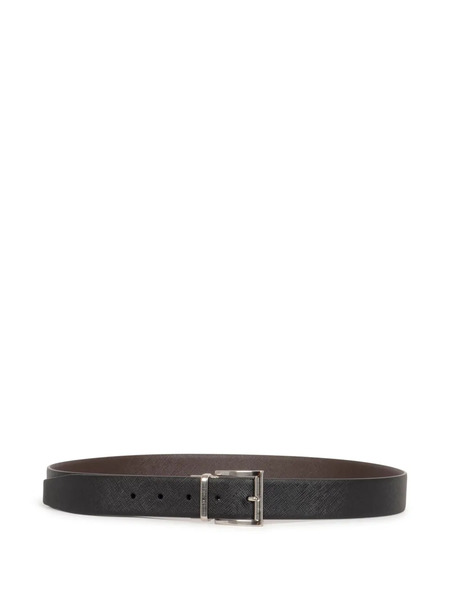  Prada Leather Reversible Belt - Black 