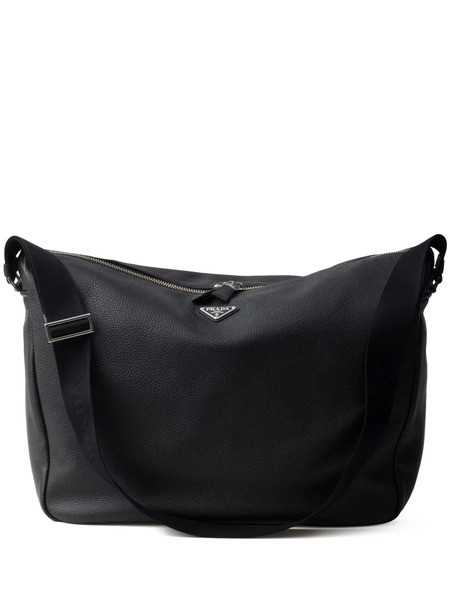  Prada Leather Shoulder Bag - Black 